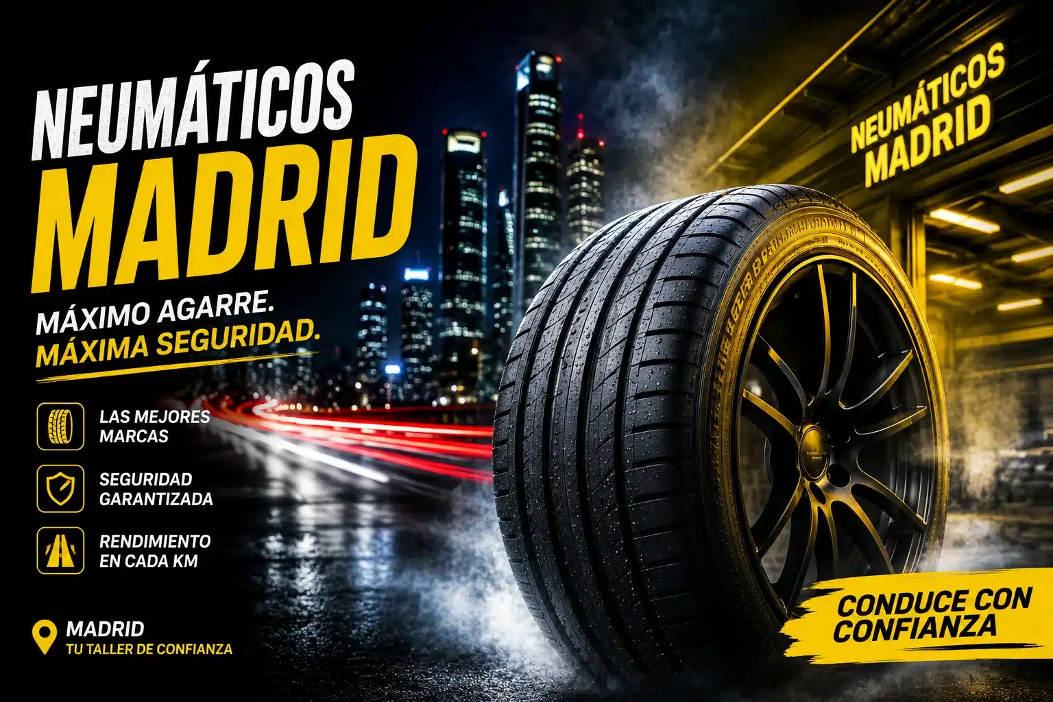 Servicio de neumáticos en Madrid